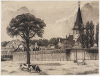 GG 035
<br/>
Gezicht op Beveren
<br/>
<em>Kruyder-Bouman, Jo (1886-1973)</em>